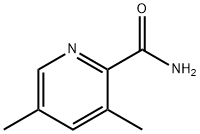 3,5-二甲基-2-吡啶甲酰胺 结构式