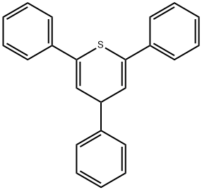 2,4,6-Triphenyl-4H-thiopyran 结构式