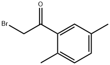 2-溴-1-(2,5-二甲基苯基)乙酮 结构式