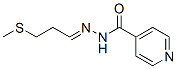 N-(3-methylsulfanylpropylideneamino)pyridine-4-carboxamide 结构式