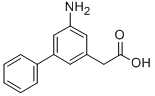 5-Amino-3-biphenylacetic acid 结构式