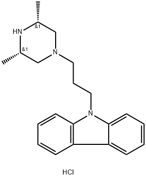 9-[3-(CIS-3,5-DIMETHYL-1-PIPERAZINYL)PROPYL]CARBAZOLE MONOHYDROCHLORIDE