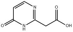 2-Pyrimidineacetic acid, 1,4-dihydro-4-oxo- (9CI) 结构式