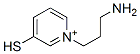 Pyridinium, 1-(3-aminopropyl)-3-mercapto- (9CI) 结构式