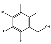4-溴-2,3,5,6-四氟苯甲醇 结构式