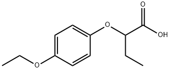 2-(4-乙氧基苯氧基)-丁酸 结构式