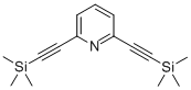 2,6-BIS(TRIMETHYLSILYLETHYNYL)PYRIDINE 结构式