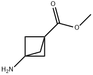 METHYL 3-AMINOBICYCLO[1.1.1]PENTANE-1-CARBOXYLATE 结构式