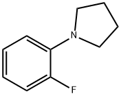 Pyrrolidine, 1-(2-fluorophenyl)- (9CI) 结构式