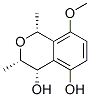 1H-2-Benzopyran-4,5-diol, 3,4-dihydro-8-methoxy-1,3-dimethyl-, (1R,3S,4S)- (9CI) 结构式