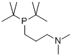 DI-T-BUTYL-1-[3-(N,N-DIMETHYLAMINO)PROPYL]PHOSPHINE 结构式
