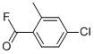 Benzoyl fluoride, 4-chloro-2-methyl- (9CI) 结构式