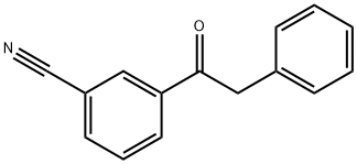 3-氰基-2-苯基苯乙酮 结构式