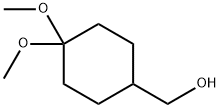 (4,4-二甲氧基环己基)甲醇 结构式