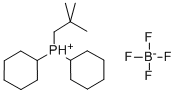 DICYCLOHEXYLNEOPENTYLPHOSPHINE HBF4 SALT 结构式