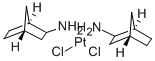 (Z)-Bis(2-norbornaneammine)dichloroplatinum (II) 结构式