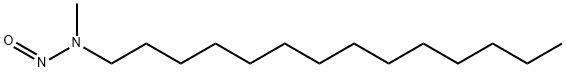 N-METHYL-N-NITROSO TETRADECYLAMINE 结构式