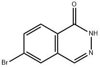 6-溴-2,3-二氮杂萘酮 结构式