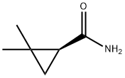 (S)-(+)-2,2-二甲基环丙烷甲酰胺 结构式