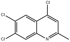 2-甲基-4,6,7-三氯喹啉 结构式