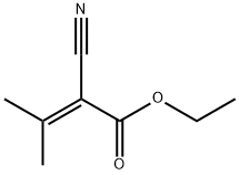 2-氰基-3-甲基丁烯酸乙酯 结构式