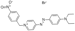1-(4-硝基苄基)-4-(4-二乙胺苯偶氮)溴吡啶 结构式