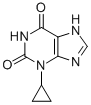 1H-Purine-2,6-dione, 3,7-dihydro-3-cyclopropyl- 结构式