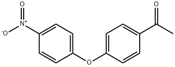 4-乙酰-4'-硝基联苯醚 结构式