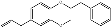 Benzene, 2-methoxy-1-(2-phenylethoxy)-4-(2-propenyl)- 结构式