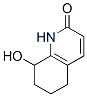 5,6,7,8-tetrahydro-8-hydroxy-2-quinolone 结构式
