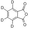 邻苯二甲酸酐-D4 结构式