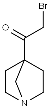 Ethanone, 1-(1-azabicyclo[2.2.1]hept-4-yl)-2-bromo- (9CI) 结构式