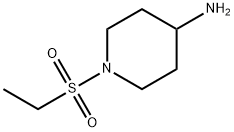 1-(乙基磺酰基)哌啶-4-胺 结构式