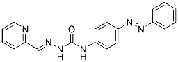 3-(4-phenyldiazenylphenyl)-1-(pyridin-2-ylmethylideneamino)urea 结构式