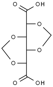 2,4:3,5-DI-O-METHYLENE-D-IDARIC ACID 结构式