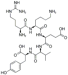 ARG-LYS-GLU-VAL-TYR 结构式