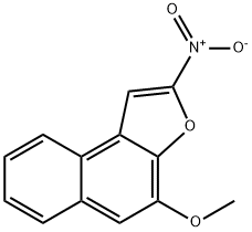 2-NITRO-4-METHOXYNAPHTHO(2,1-B)FURAN 结构式