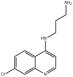 N1-7-hloro--uinolinyl)1,-ropanediamine 结构式