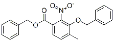 benzyl 4-methyl-2-nitro-3-phenylmethoxy-benzoate 结构式