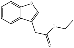 2-(1-苯并噻吩-3-基)乙酸乙酯 结构式