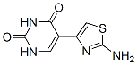 5-(2-amino-1,3-thiazol-4-yl)-1H-pyrimidine-2,4-dione 结构式
