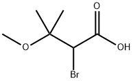 2-溴-3-甲氧基-3-甲基丁酸 结构式