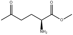 Norleucine,  5-oxo-,  methyl  ester 结构式