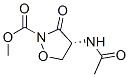 2-Isoxazolidinecarboxylicacid,4-(acetylamino)-3-oxo-,methylester,(R)-(9CI) 结构式