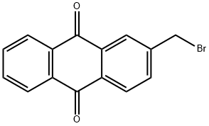 2-溴甲基蒽醌 结构式