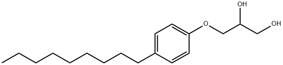 3-(p-nonylphenoxy)propane-1,2-diol 结构式