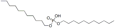 Phosphoric acid hydrogen diundecyl ester 结构式