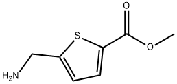 5-(氨基甲基)噻吩-2-羧酸甲酯 结构式