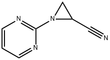 2-Aziridinecarbonitrile, 1-(2-pyrimidinyl)- (9CI) 结构式