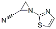 2-Aziridinecarbonitrile,  1-(2-thiazolyl)- 结构式